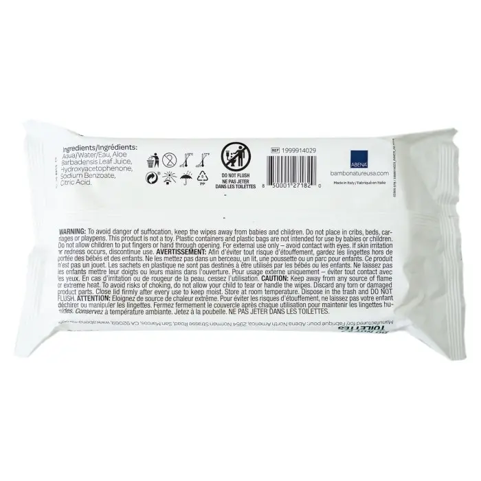 Lingettes Bambo Nature sans parfum x50