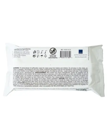 Bambo Nature Lingettes à l'eau sans parfum x64 Lingettes -