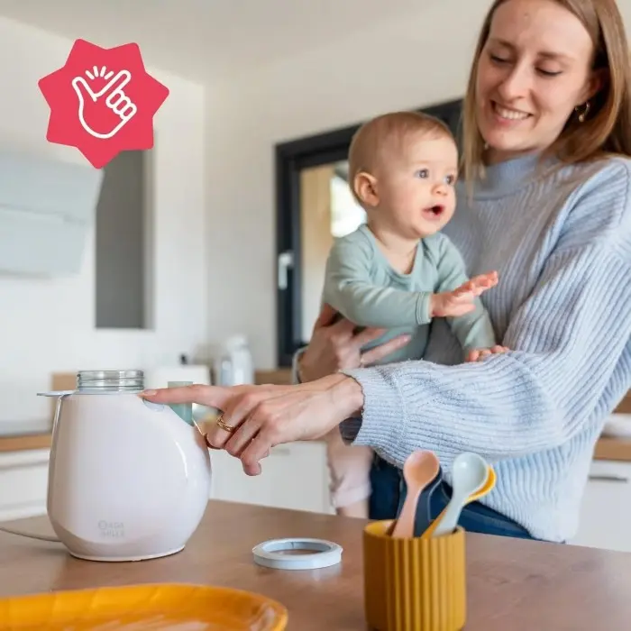 Badabulle Chauffe Biberon Maison Easy+ Pastel Chauffe biberon 