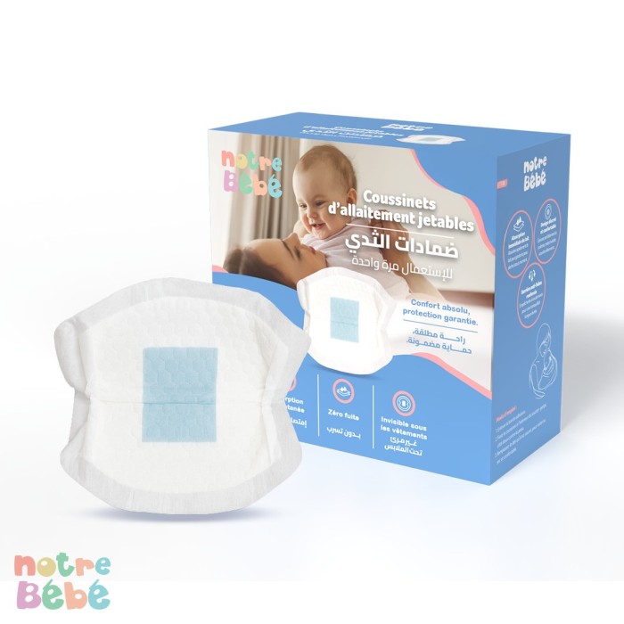 Notre Bébé Coussinets d'allaitement Jetables x30 Coussinets