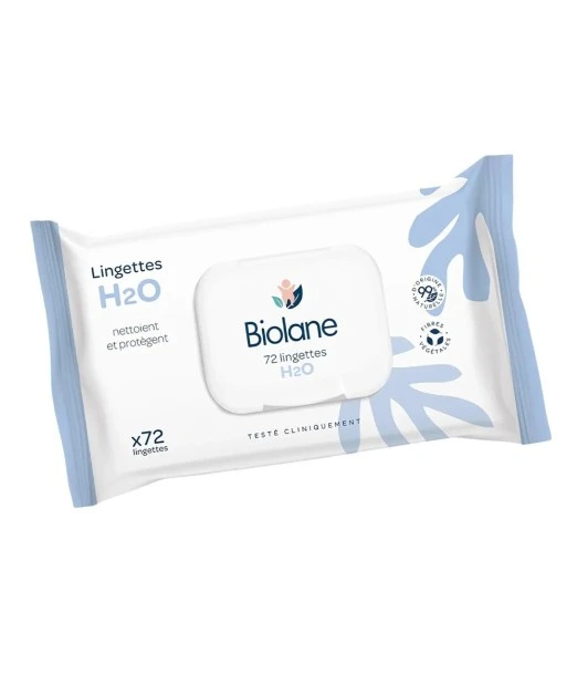 Biolane thick H2o wipes - 72 wipes