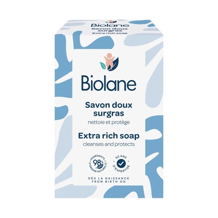Biolane Savon Doux Surgras 150g Cheveux & Corps - Biolane Maroc