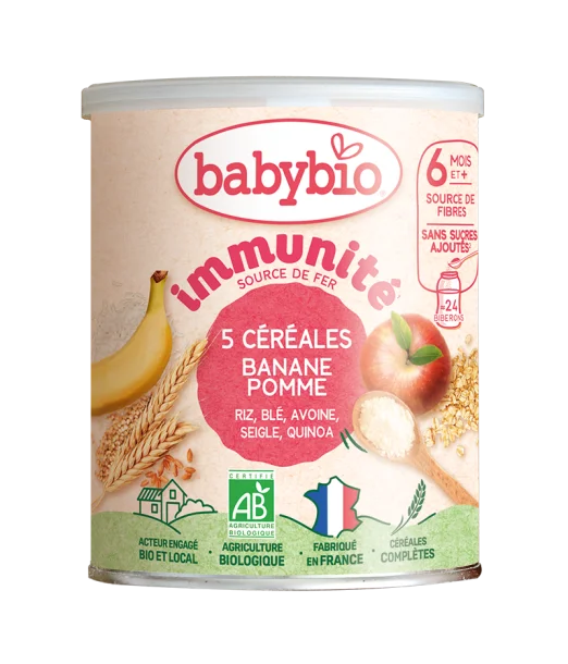 BabyBio Céréales Infantiles 3 Fruits Avec Quinoa (Dès 6mois)