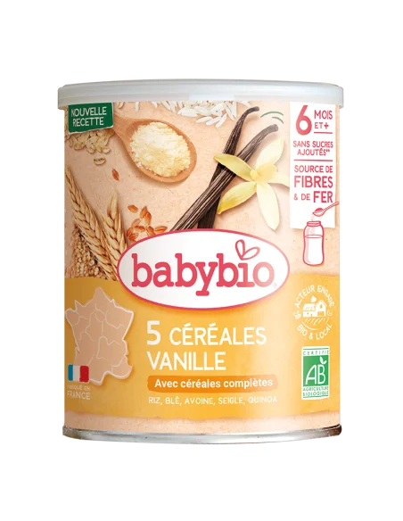 Babybio infant cereals vanilla with quinoa (from 6 months)