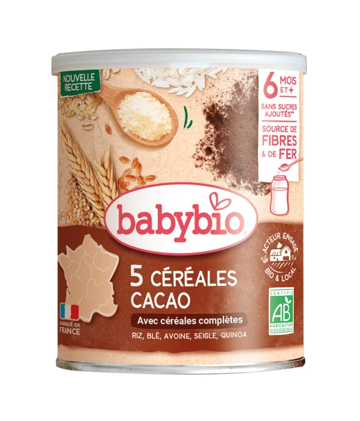 BabyBio infant cereals cocoa with quinoa (from 6 months)