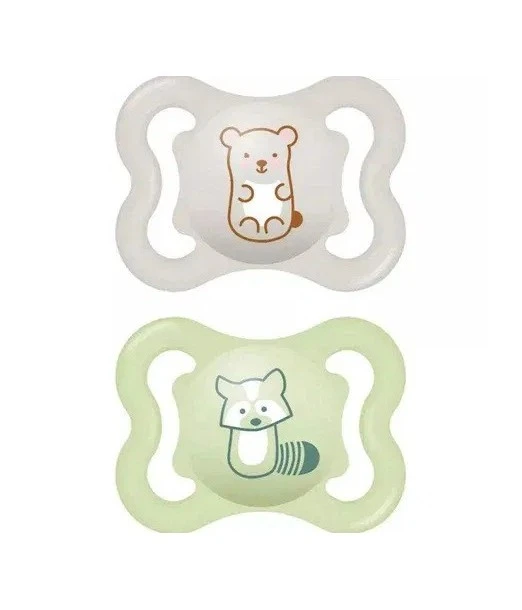 MAM Mini Air pacifier from 0 to 6 months grey