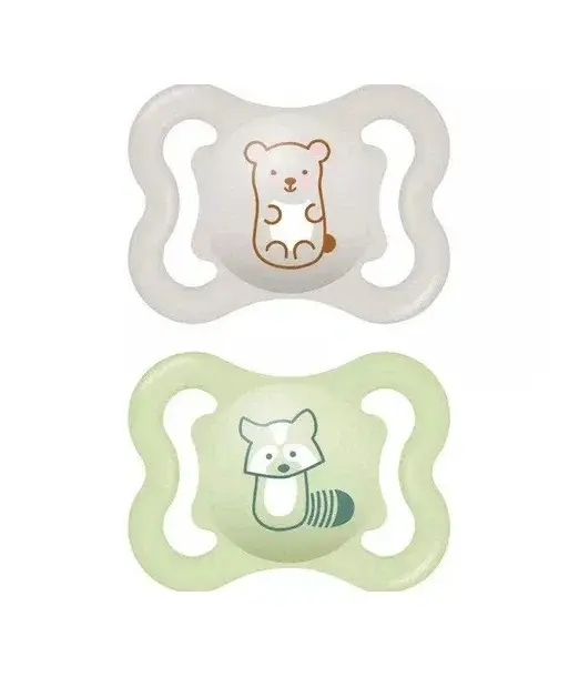 Mam Sucette Mini Air 0-6m Gris Sucettes - Mam Maroc