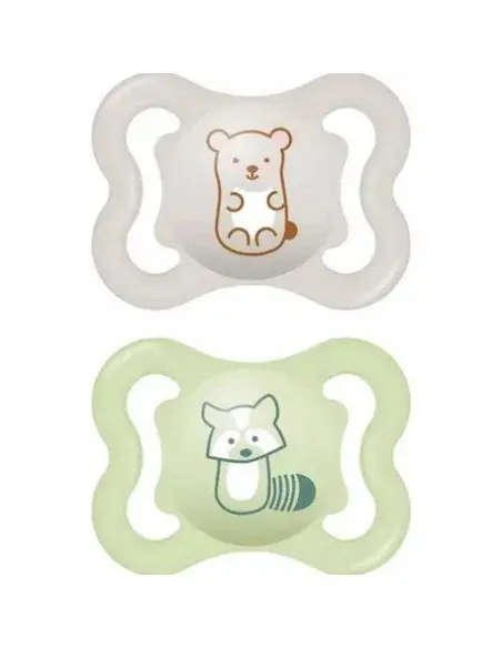 Mam Sucette Mini Air 0-6m Gris Sucettes - Mam Maroc