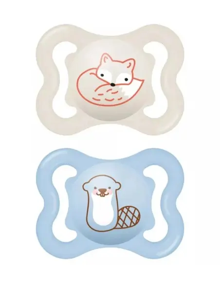 Mam Sucette Mini Air 0-6m Bleu Sucettes - Mam Maroc