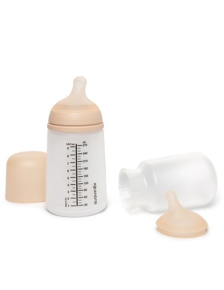 Suavinex Pack Zero.Zero Biberon Anti-Colique 270ml & Tétine & Poche Silicone de Rechange dans Biberon & Accessoires chez Baby And Mom Maroc