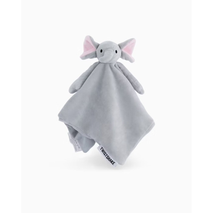 Doudou Couverture Twistshake - Éléphant dans Peluches chez Baby And Mom Maroc