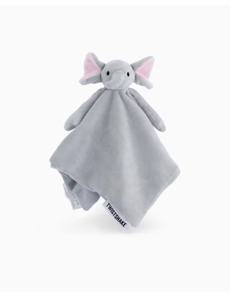 Doudou Couverture Twistshake - Éléphant dans Peluches chez Baby And Mom Maroc