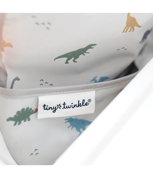 Tiny Twinkle Bavoir volant Mess-proof 6m+ Dinosaure au Maroc - Baby And Mom