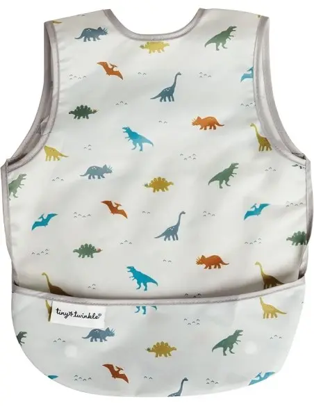 Tiny Twinkle Bavoir imperméable sans manches 6m+ Dinosaure