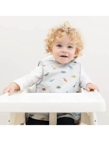 Tiny Twinkle Bavoir imperméable sans manches 6m+ Dinosaure