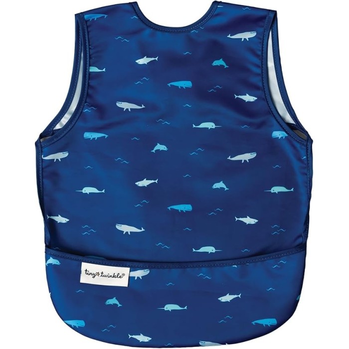 Tiny Twinkle Bavoir imperméable sans manches 6m+ Océan dans Bavoir chez Baby And Mom Maroc