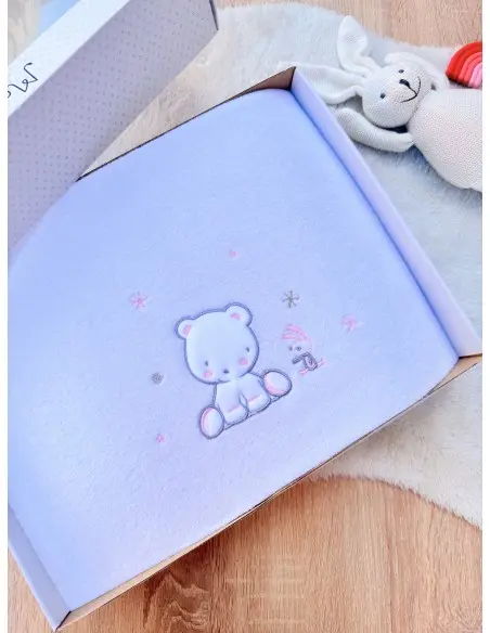 Soft blanket 110×140 cm Mon baby - Pink