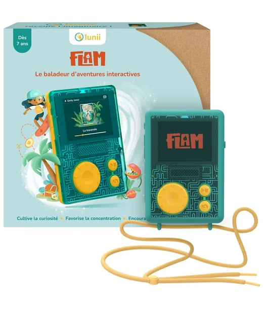 FLAM avec coque verte – Lunii Jeux éducatifs - Lunii Maroc