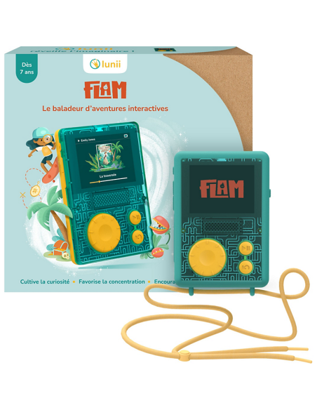 FLAM avec coque verte – Lunii Jeux éducatifs - Lunii Maroc