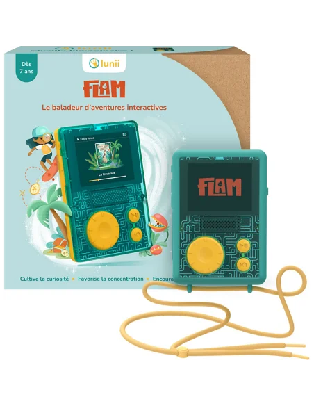 FLAM avec coque verte – Lunii Jeux éducatifs - Lunii Maroc