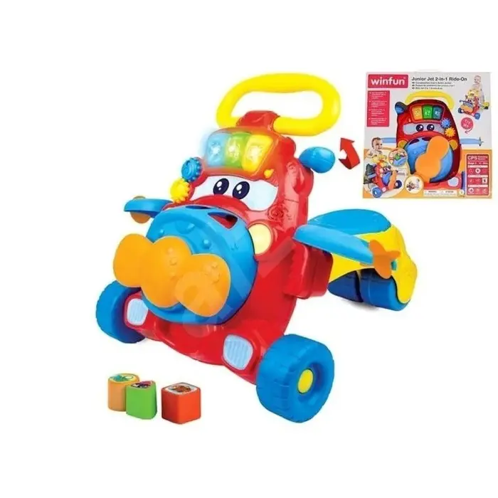 Winfun Porteur 2en1 Junior Jet 6m+ Trotteur & Youpala - Winfun