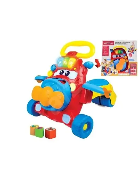 Winfun Porteur 2en1 Junior Jet 6m+ Trotteur & Youpala - Winfun