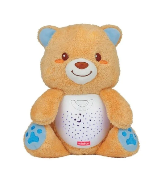 Winfun 2-in-1 teddy bear night light and projector from 0 months 2