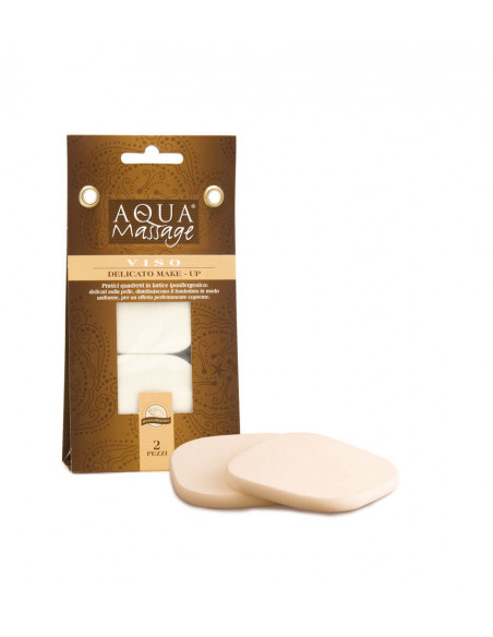 Éponge Maquillage lavable x2 Ovales Aquamassage
