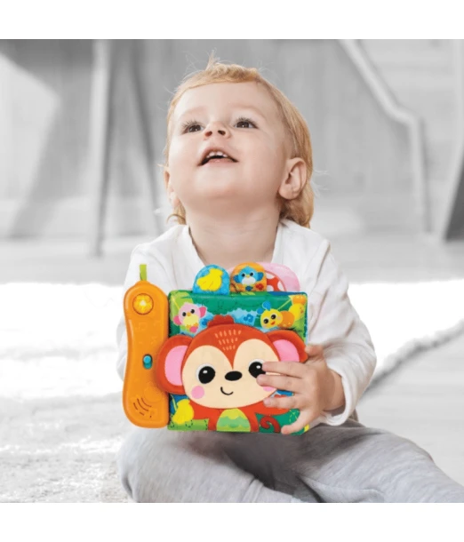 Winfun Jungle Animals sensory book from 3 months 2