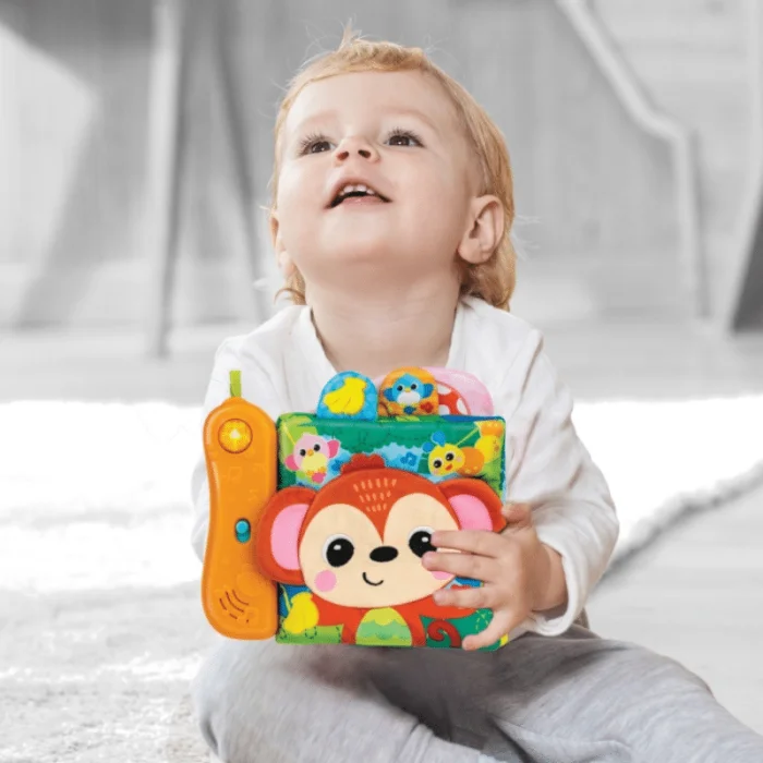 Winfun Livre Sensoriel des Animaux de la Jungle 3m+ Livres &