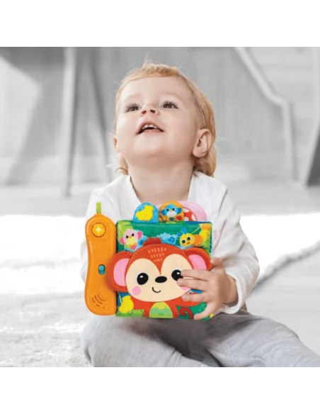 Winfun Livre Sensoriel des Animaux de la Jungle 3m+ Livres &