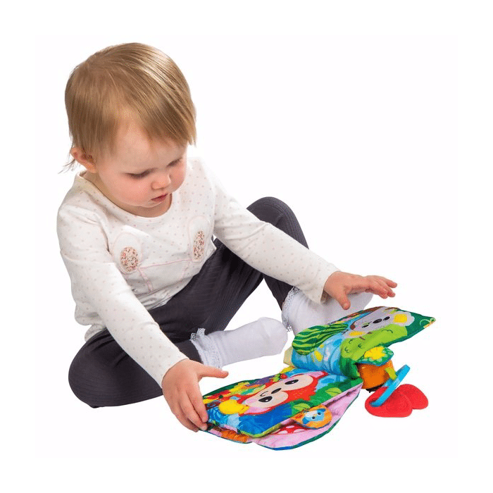 Winfun Livre Sensoriel des Animaux de la Jungle 3m+ dans Livres & Histoires chez Baby And Mom Maroc