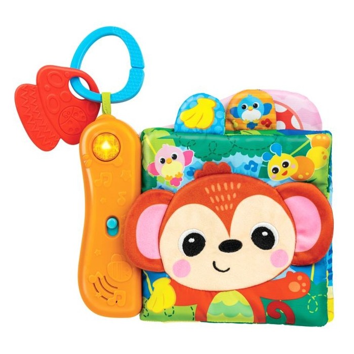 Winfun Livre Sensoriel des Animaux de la Jungle 3m+ dans Livres & Histoires chez Baby And Mom Maroc