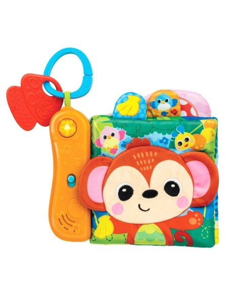 Winfun Livre Sensoriel des Animaux de la Jungle 3m+ dans Livres & Histoires chez Baby And Mom Maroc
