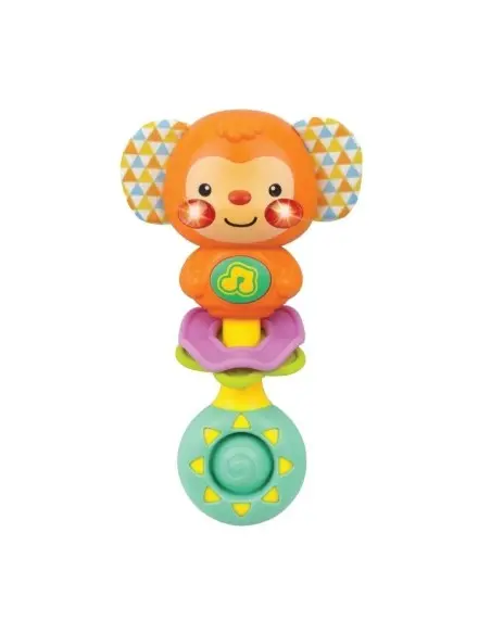 Winfun baby monkey musical rattle from 3 months