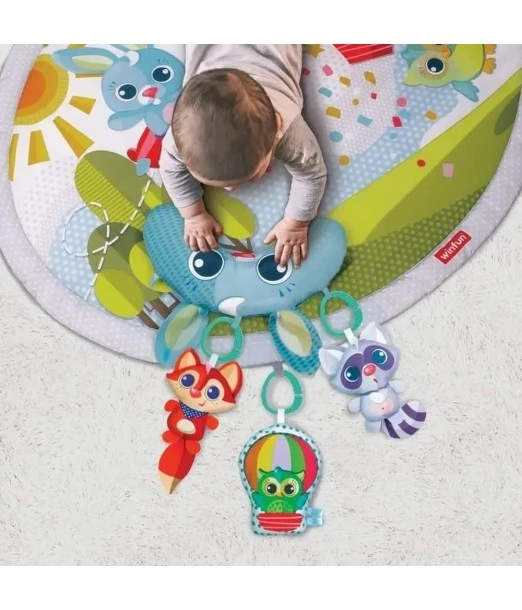 Winfun circular playgym activity mat from 0 months 2