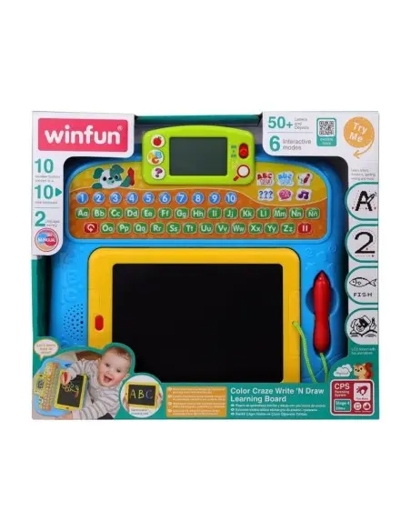 Winfun Tableau d’Apprentissage Écriture et Dessin 3ans+ Jouet 