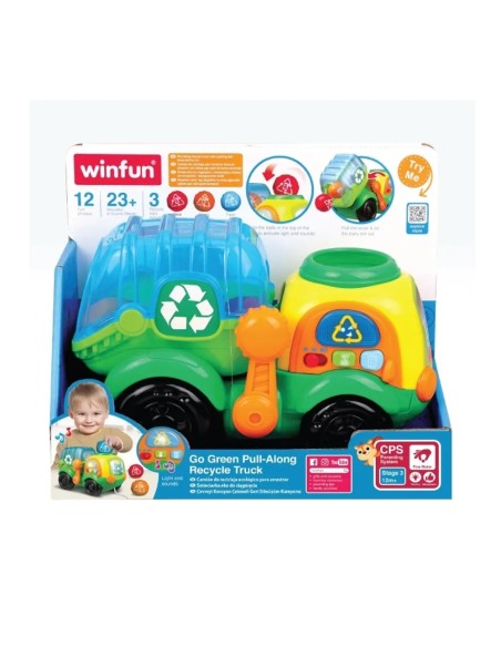 Winfun Camion Recycling Truck 12m+ Jouet - Winfun Maroc
