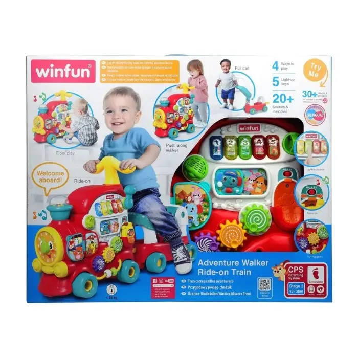 Winfun Train Trotteur d’Aventure 4en1 12m+ Jouet - Winfun Maroc