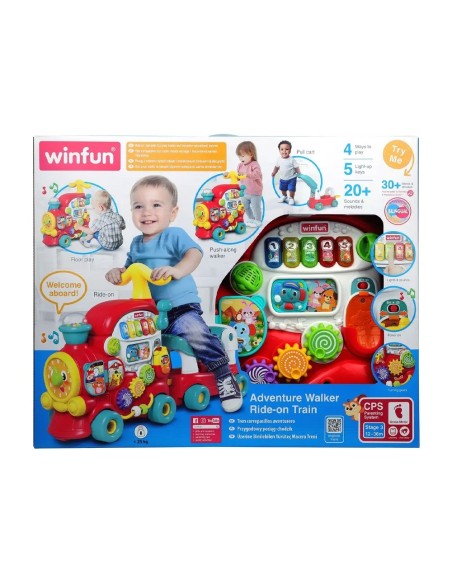 Winfun Train Trotteur d’Aventure 4en1 12m+ Jouet - Winfun Maroc