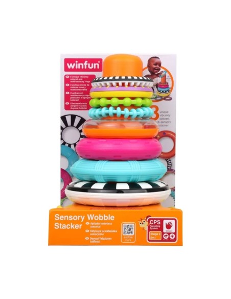 Winfun Anneaux Empilables 6m+ Univers Bébé - Winfun Maroc