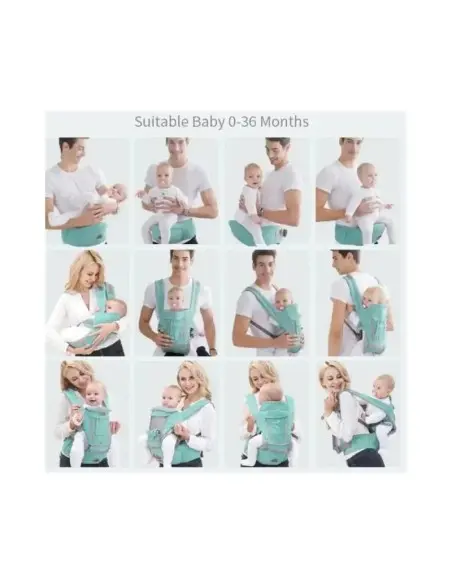Mothercare multi-position baby carrier from birth to 15 kg - green — photo 3