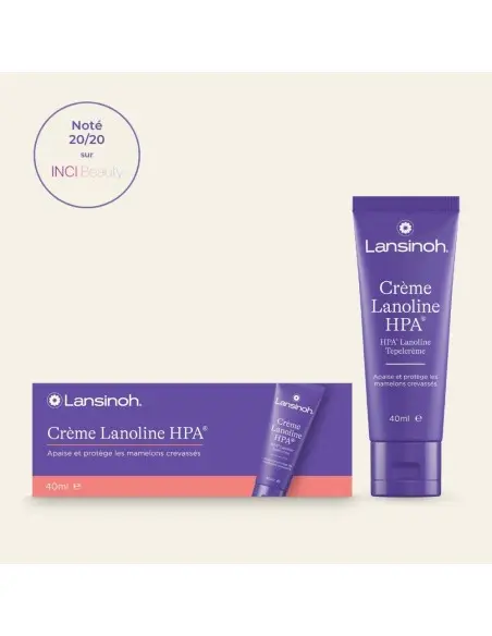 Crème Lansinoh à la Lanoline HPA® - Soins mamelons 40ml Soins