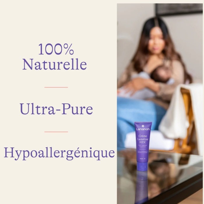 Crème Lansinoh à la Lanoline HPA® - Soins mamelons 40ml Soins
