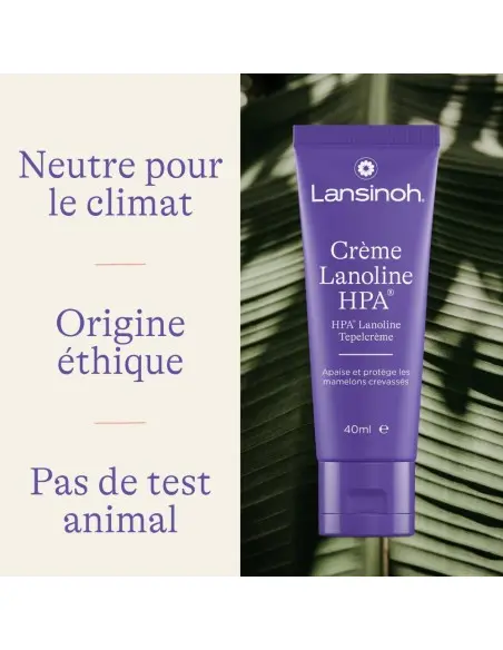 Crème Lansinoh à la Lanoline HPA® - Soins mamelons 40ml Soins