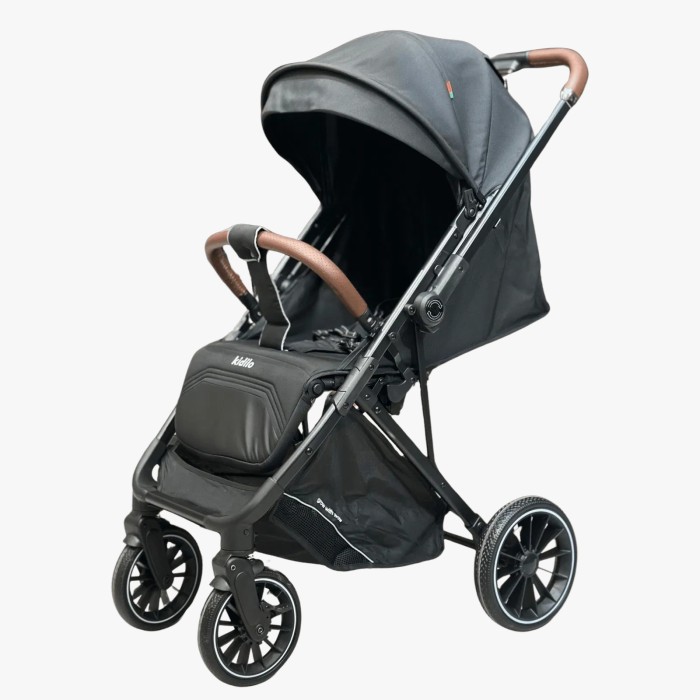 Kidilo Poussette Valise Réversible – Gris Foncé Poussette - 