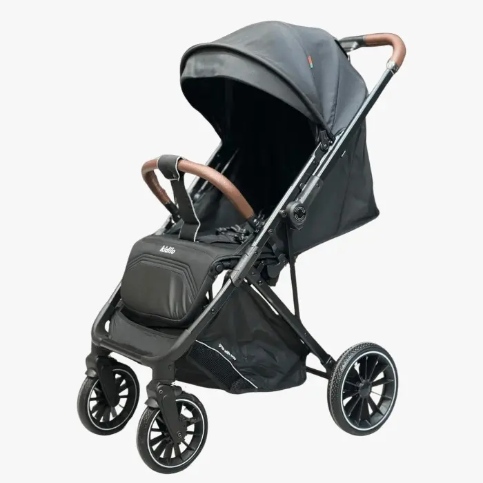 Kidilo Poussette Valise Réversible – Gris Foncé Poussette - 