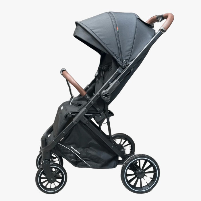 Kidilo Poussette Valise Réversible – Gris Foncé Poussette - 