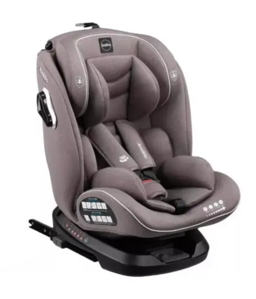 Kidilo Siège Auto Rotation 360° Isofix 0-36kg – Marron Siège