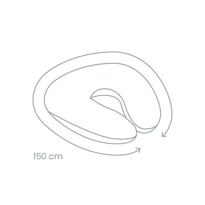 Doomoo Coussin D'allaitement Softy Classic Grey Coussin